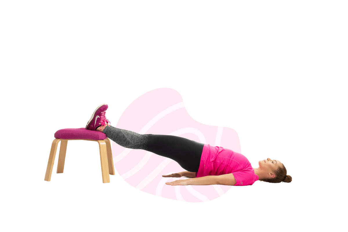 Two legs bridge - hips lift